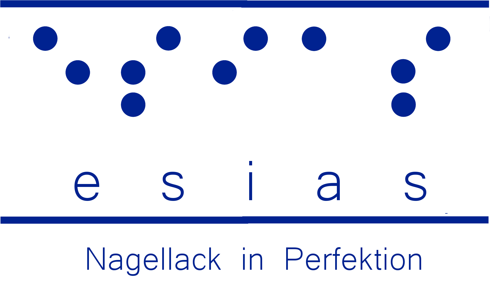 Logo esias - Nagellack in Perfektion - In einem Zug perfekt lackierte Fingernägel
